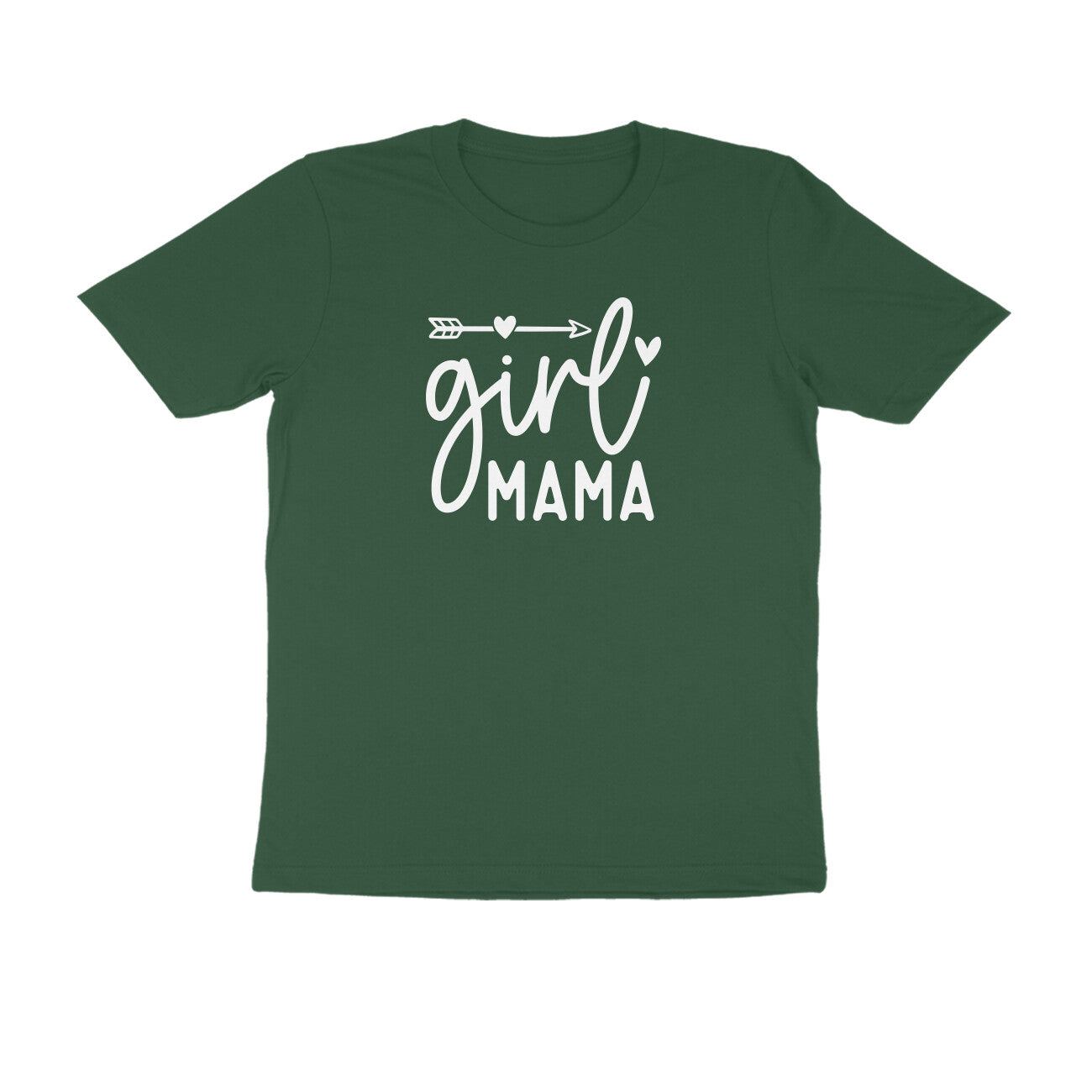 Girl mama - Women's Half Sleeve Cotton Tee | Mother's Day Gift | Mom T Shirt
