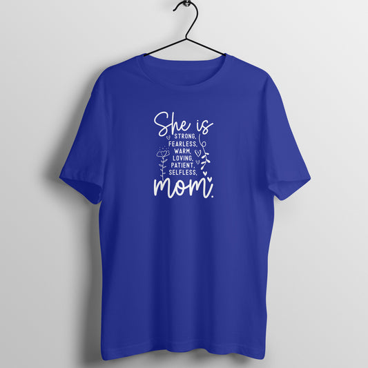 Mom - Women's Half Sleeve Cotton Tee | Mother's Day Gift | Mom T Shirt